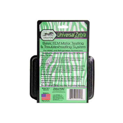 Universal Zebra UZ-1 Basic ECM Troubleshooter Back